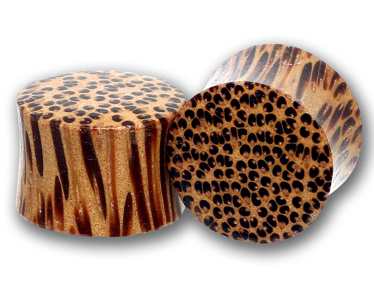 Double Flared Flesh Plug 2,0 -25 mm - COCONUT WOOD - Ohrschmuck