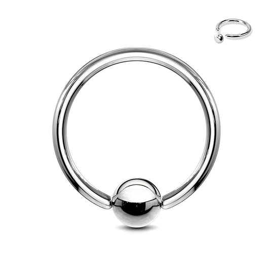 Klemmkugelring BCR - 1,2 mm aus 316L Chirurgenstahl - Ball Closure Ring