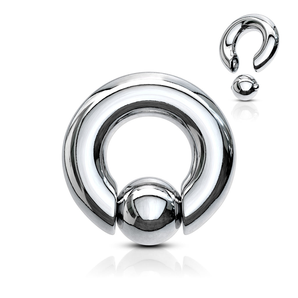 Federkugelring - 6,0 mm aus 316L Chirurgenstahl - Spring Closure Ring