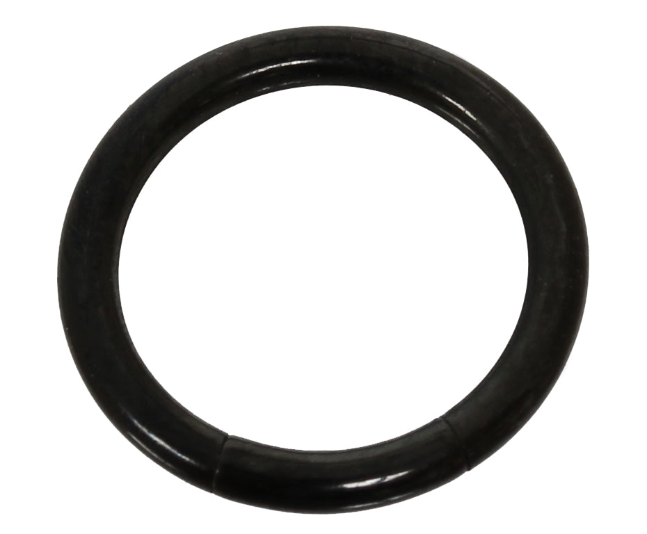 Segmentring - 1,6 mm aus schwarzem 316L Chirurgenstahl - Smooth Closure Ring