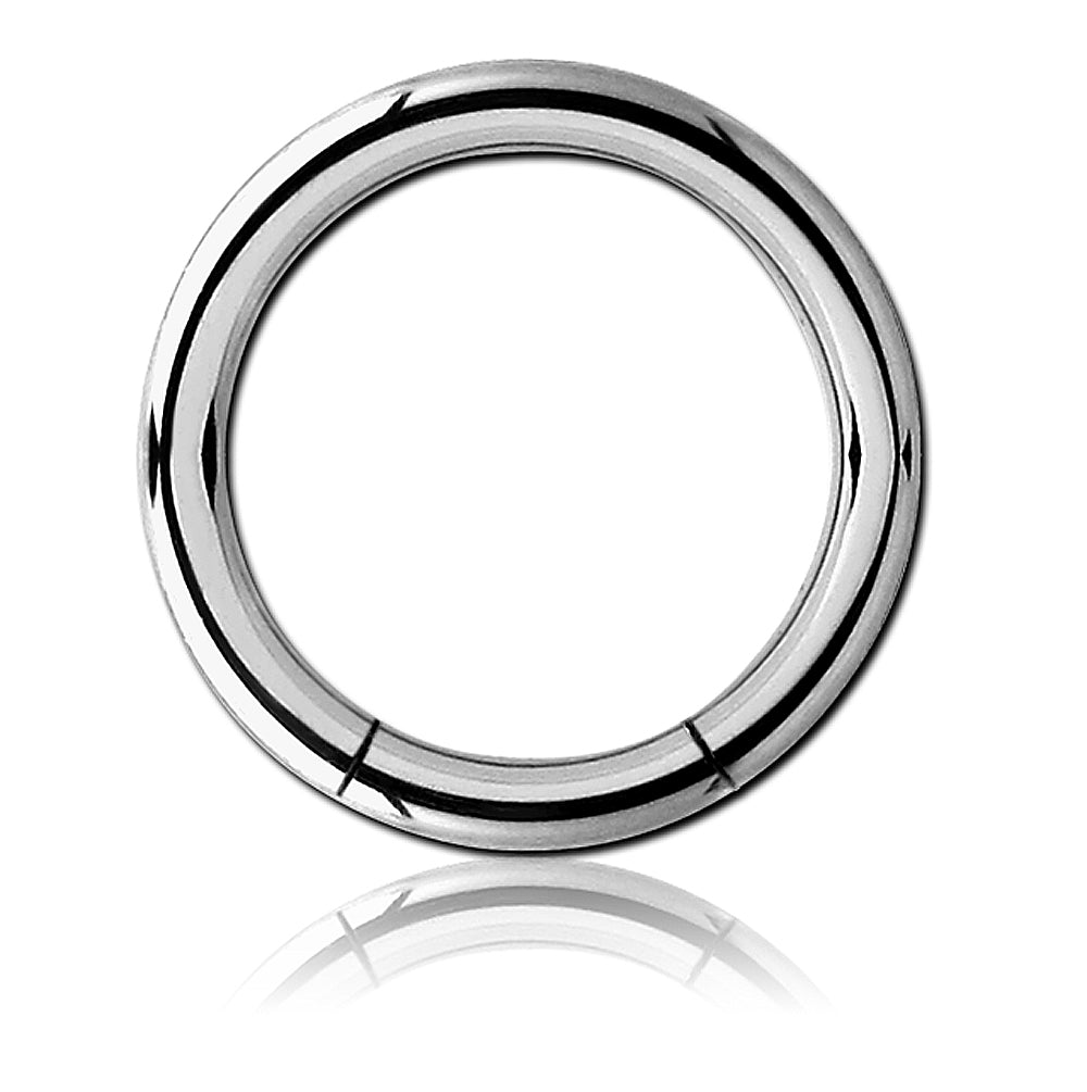 Segmentring - 2,5 mm aus G23 Titan - Smooth Closure Ring