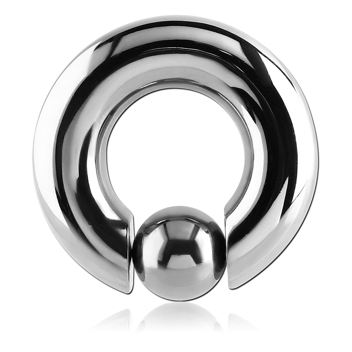 Klemmkugelring - 7,0 mm POP OUT aus G23 Titan - BCR Piercingring