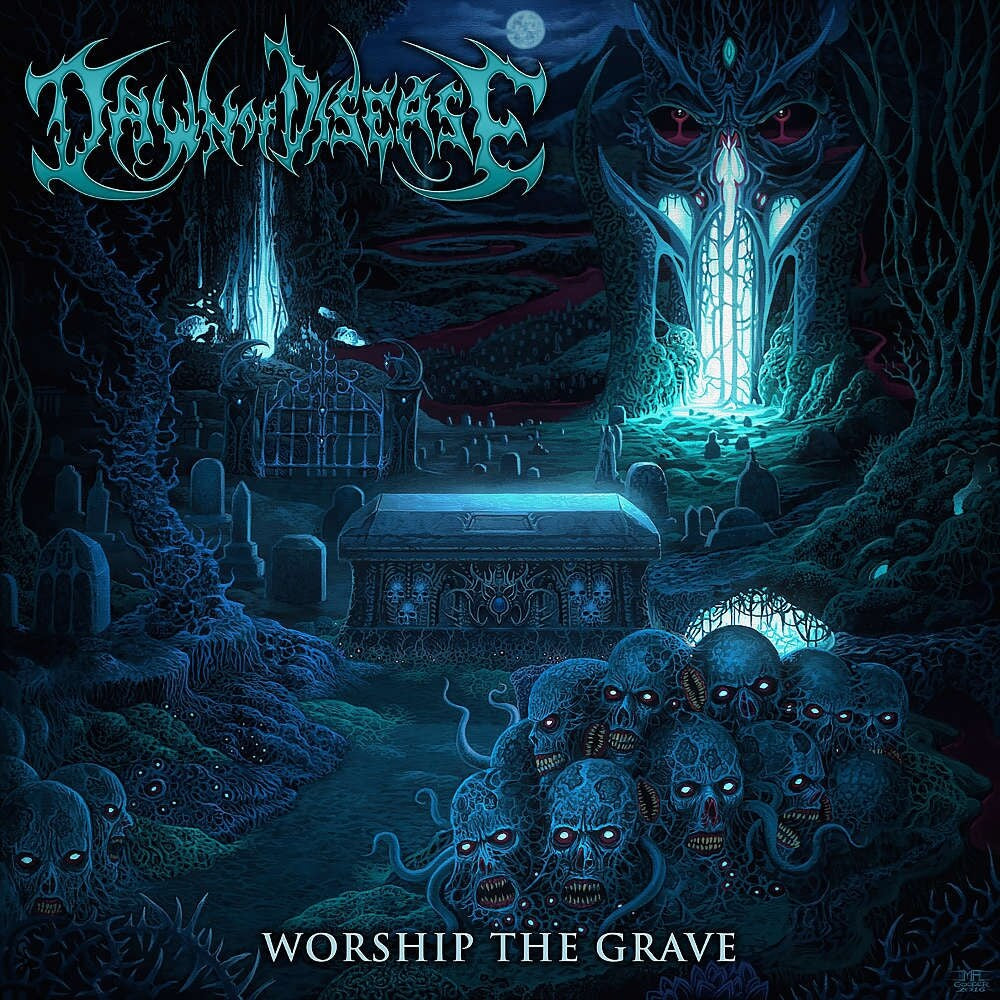 Dawn Of Disease - WORSHIP THE GRAVE Jewelcase - CD - Death Metal