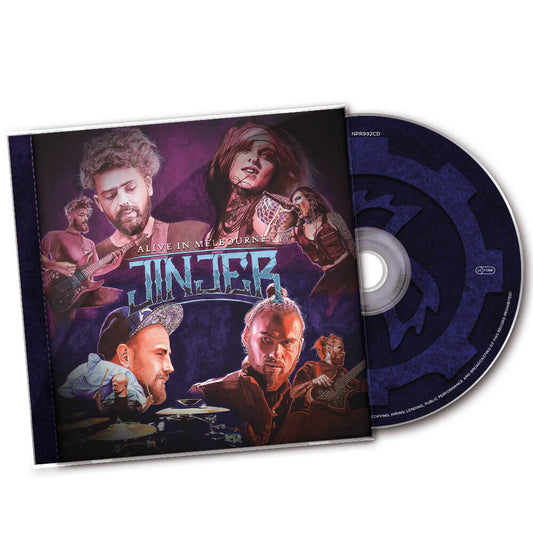 Jinjer - ALIVE IN MELBOURNE - CD Jewelcase - Prog Metal