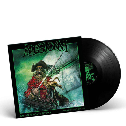 Alestorm - CAPTAIN MORGAN'S REVENGE LP - Black Vinyl - Schallplatte Record 10th Anniversary