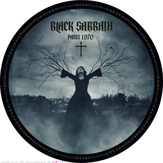 Black Sabbath - PARIS 1970 LP - Picture Vinyl - Schallplatte Record