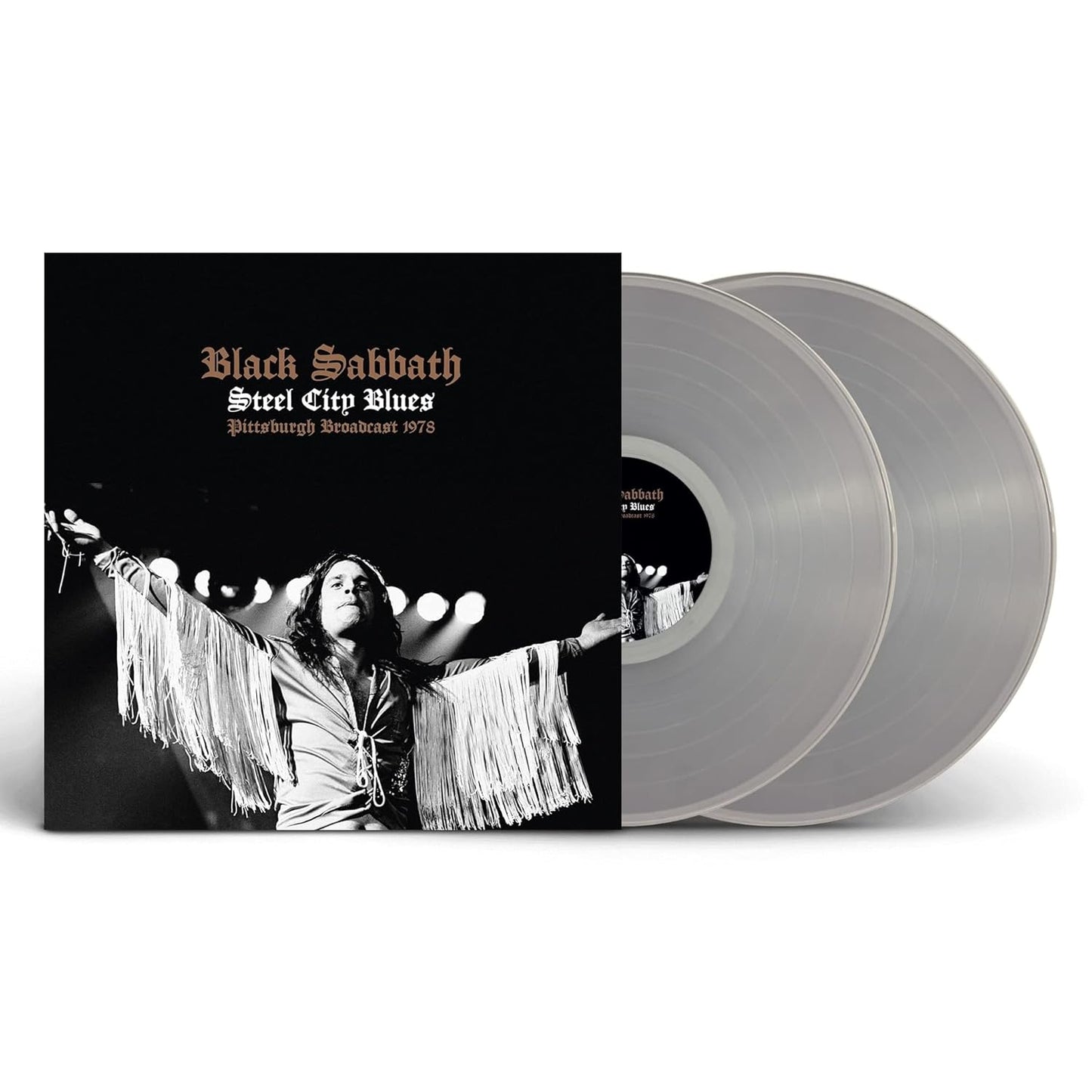 Black Sabbath - STEEL CITY BLUES Doppel-LP - Clear Vinyl - Schallplatte Live 1978