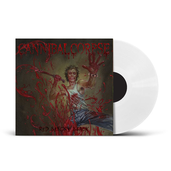Cannibal Corpse - RED BEFORE BLACK LP - White Vinyl - Schallplatte Record
