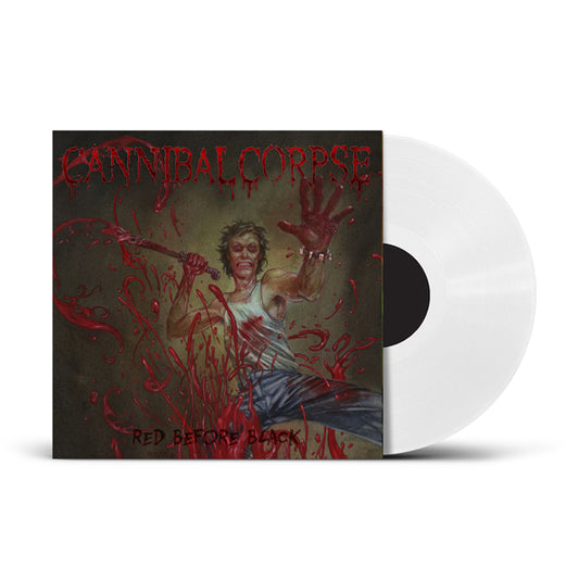 Cannibal Corpse - RED BEFORE BLACK LP - White Vinyl - Schallplatte Record