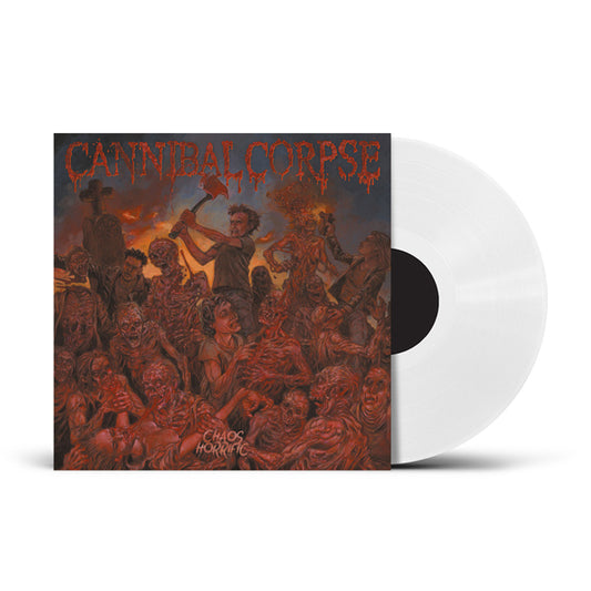 Cannibal Corpse - CHAOS HORRIFIC LP - White Vinyl - Schallplatte Record