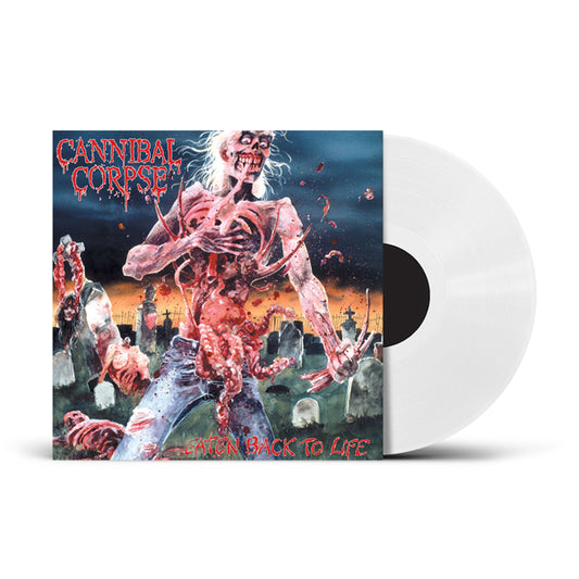 Cannibal Corpse - EATEN BACK TO LIFE LP - White Vinyl - Schallplatte Record