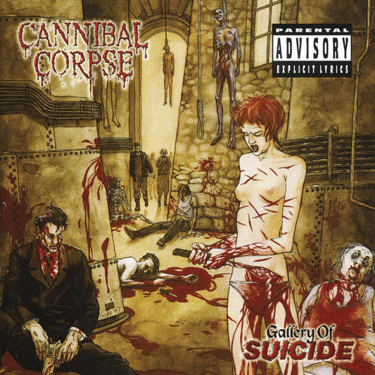 Cannibal Corpse - GALLERY OF SUICIDE LP - Black Vinyl - Schallplatte Record