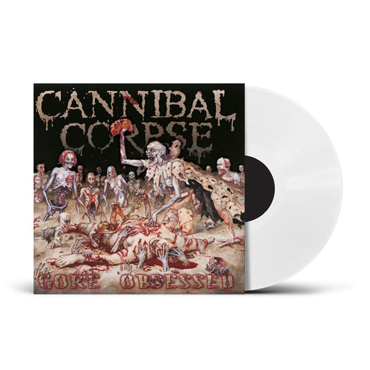 Cannibal Corpse - GORE OBSESSED LP - White Vinyl - Schallplatte Record