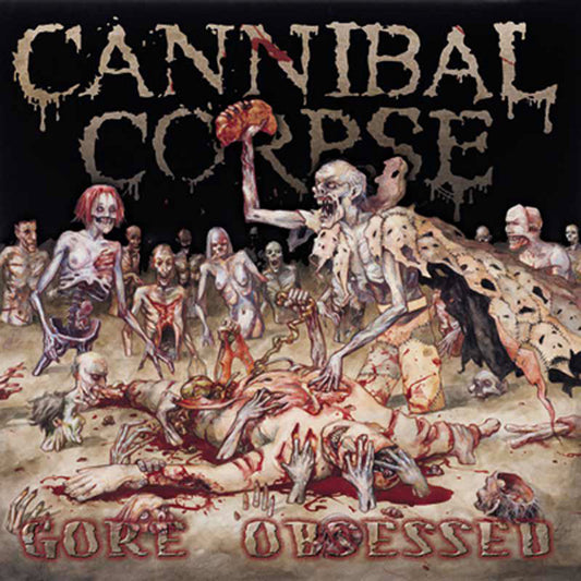 Cannibal Corpse - GORE OBSESSED LP - Black Vinyl - Schallplatte inkl. Poster