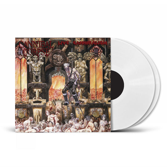 Cannibal Corpse - LIVE CANNIBALISM Doppel-LP - White Vinyl - Schallplatte Record