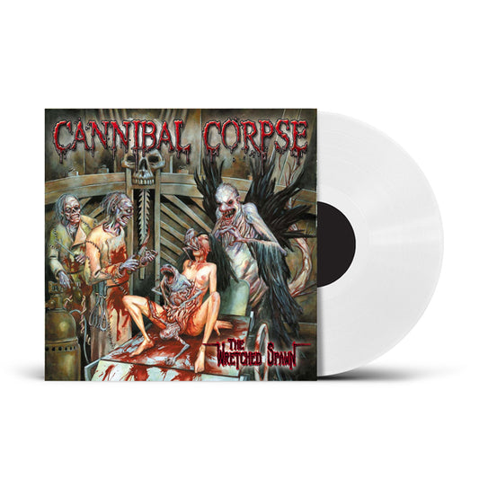 Cannibal Corpse - THE WRETCHED SPAWN LP - White Vinyl - Schallplatte Record