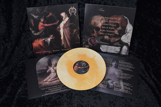 Faidra - MILITANT : PENITENT : TRIUMPHANT LP - Orange/White Galaxy Vinyl - Schallplatte Record