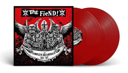 The Fiend - COMPLETE RECORDINGS '83-'87 Doppel-LP - Red Vinyl - Schallplatte