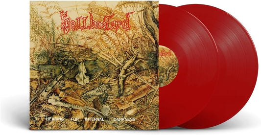 Hellbastard - HEADING FOR ETERNAL DARKNESS Doppel-LP - Red Vinyl - Schallplatte
