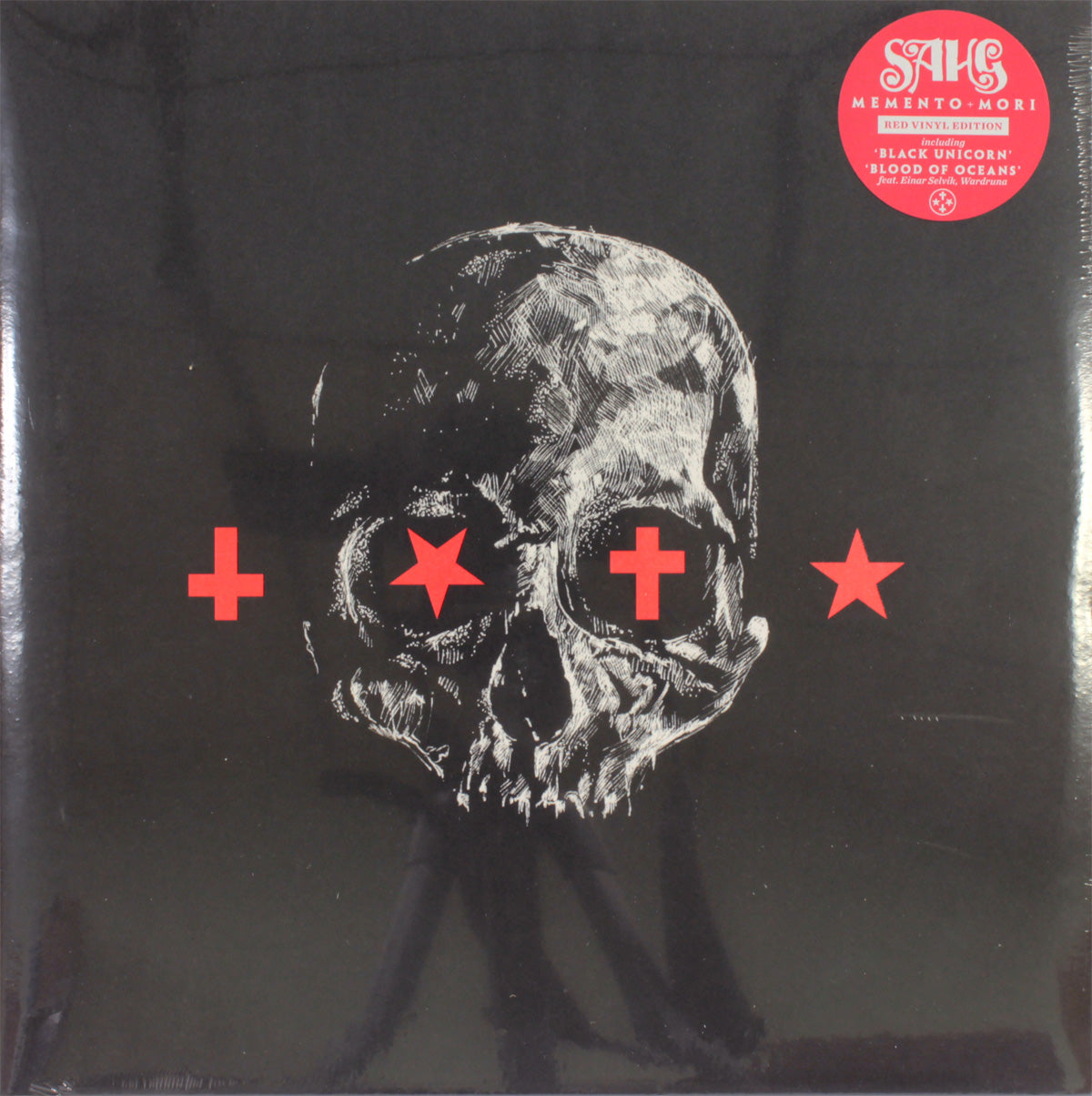 Sahg - MEMENTO MORI LP - Red Vinyl - Schallplatte Record Limitiert