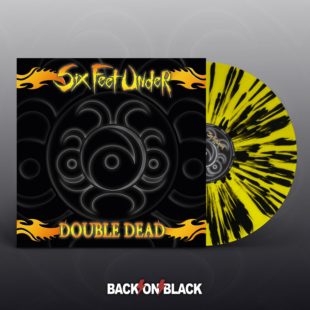 Six Feet Under - DOUBLE DEAD REDUX Doppel-LP - Yellow/Black Splatter Vinyl - Schallplatte