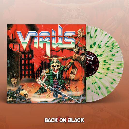 Virus - FORCE RECON LP - Clear/Green Splatter Vinyl - Schallplatte Record