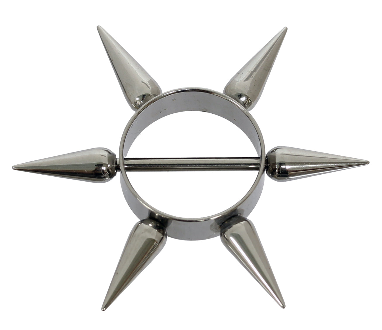 Brustwarzenpiercing SUPER SPIKE - 316L Chirurgenstahl - hochglanzpoliert - Nipple Shield