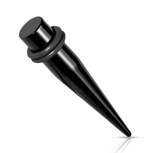 Dehnungsstab BLACK STEEL - 1,6 - 10,0 mm aus schwarzem 316L Chirurgenstahl - Expander Taper